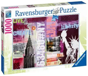 Ravensburger New York / 1000 elementów / 70 x 50 cm / od 14 lat