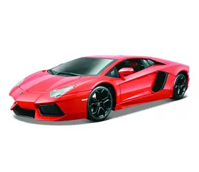 Bburago PLUS Lamborghini Aventador LP700-4 Metallic Orange / skala 1:18 / od 3 lat / Czerwony