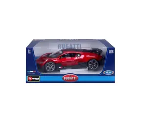 Bburago TOP Bugatti Divo Czerwony / skala 1:18 / od 3 lat / Czerwony