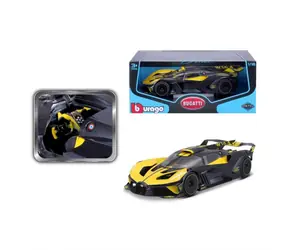 Bburago TOP Bugatti Bolide Żółty/Czarny / skala 1:18 / od 3 lat / Żółty/Czarny