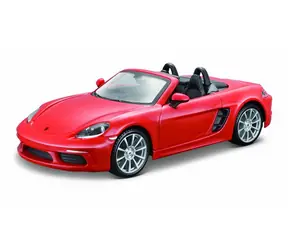 Bburago PLUS Porsche 718 Boxster Orange / skala 1:24 / od 3 lat / czerwony