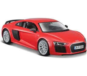 Maisto Audi R8 V10 PLUS czerwony / skala 1:24 / od 3 lat