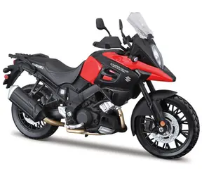 Maisto Suzuki V-Strom czerwony / skala 1:12 / od 3 lat