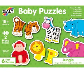 Puzzle Galt dla najmłodszych - zwierzęta z dżungli 2. / od 3 lat