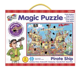Galt Magiczna układanka - statek piracki 2 / 4 - 8 lat
