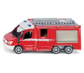 Siku Super - Wóz strażacki Mercedes-Benz Sprinter z drabiną / 1:50 / od 3 lat