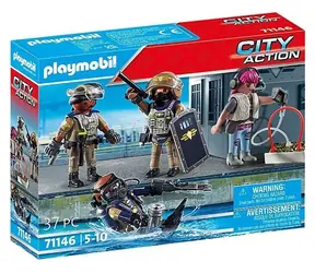 Playmobil® City Action 71146 Zestaw figurek jednostek specjalnych / Liczba elementów: 37 / od 5 lat
