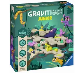Ravensburger GraviTrax Junior Zestaw startowy L Jungle / tor kulkowy / 3 piłki / 100 sztuk / od 3 lat