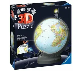 Puzzle 3D Ravensburger - Puzzle-Ball Luminous Globe / 540 elementów / od 10 lat