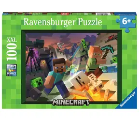 Ravensburger - Puzzle - Minecraft: Potwory z Minecrafta / 100 elementów / od 6 lat