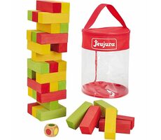 Jeujura Duża drewniana jenga 36 sztuk / od 3 lat