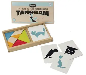 Jeujura Tangram z szablonami / od 3 lat