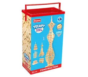 Jeujura Drewniany zestaw konstrukcyjny Técap 3XL 300 części / od 4 lat