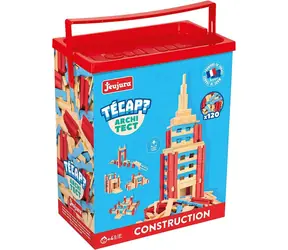 Jeujura Zestaw drewniany Técap Architect 120 części / od 4 lat