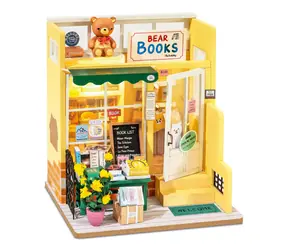 Miniaturowy domek Robotime Księgarni Niedźwiedzia / od 14 lat 
