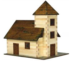 Walachia Zestaw do klejenia drewna Kościół / od 8 lat / 213 części / Poziom trudności: wysoki