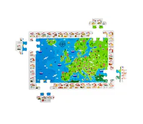 Bigjigs Toys Puzzle Zabytki Europy / od 2 lat