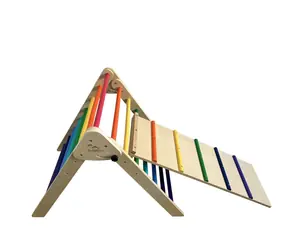 2Kids Toys Pikler trójkąt z deską tęczową / od 1,5 roku