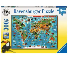 Ravensburger Ilustrowana mapa świata / 300 sztuk / od 9 lat