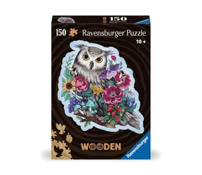 Ravensburger Drewniane puzzle Tajemnicza sowa / 150 elementów / od 10 lat