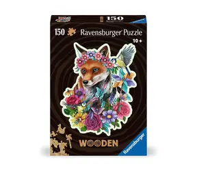 Ravensburger Drewniane puzzle Kolorowy lis / 150 elementów / od 10 lat