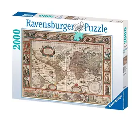 Mapa świata Ravensburger - 2000 sztuk / od 14 lat