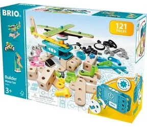 Brio Zestaw budowlany BUILDER z silnikiem / od 3 lat 