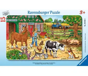 Ravensburger Szczęśliwe życie na farmie / 15 sztuk / od 3 lat 