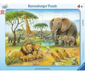 Ravensburger Afrykański Świat Zwierząt - 30 sztuk / od 4 lat 