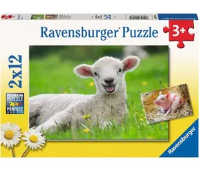 Ravensburger Zwierzęta hodowlane / 2x12 sztuk / od 3 lat 