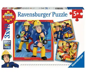 Strażak Sam Ravensburger ratuje - 3x49 sztuk / od 5 lat 