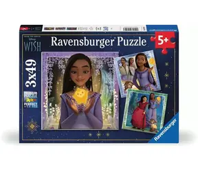 Ravensburger Disney: Wish - 3x49 sztuk / od 5 lat 