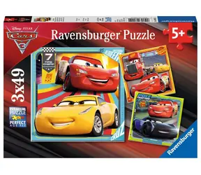 Ravensburger Disney: Auta 3 I / 3x49 sztuk / od 5 lat 