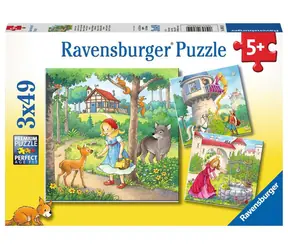 Ravensburger Czerwony Kapturek / 3x49 sztuk / od 5 lat 