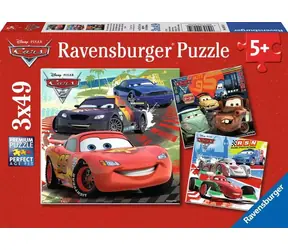 Ravensburger Disney: Samochody: Wyścigi / 3x49 elementów / od 5 lat 