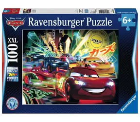 Ravensburger Disney: Auta: Neonowe światła / 100 sztuk / od 6 lat 