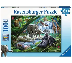 Rodzina Ravensburger z dżungli / 100 sztuk / od 6 lat 