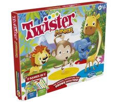 Wersja Hasbro Twister Junior CZ SK / Długość gry: 15+ minut / Liczba graczy: 2-4 / od 3 lat