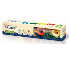 Pierścionki SEVA dla najmniejszych 4 kolory / 32 sztuki / od 1 roku