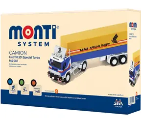 Zestaw konstrukcyjny SEVA Monti Camion / 50 części / skala: 1: 48 / od 6 lat