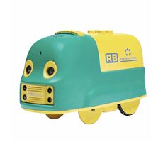 Robobloq Coding Express Kompletny zestaw inteligentnego pociągu z torami zielono-żółtymi / od 3 lat