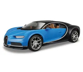 Maisto - LINIA MONTAŻOWA Bugatti Chiron niebieski / skala: 1:24 / od 3 lat
