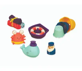 B-Toys Wee B. Zestaw zabawek do kąpieli / od urodzenia