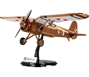 Cobi 5742 Polski samolot myśliwski PZL P.11c / 1:32 / 320 kostek / 1 figurka / od 6 lat