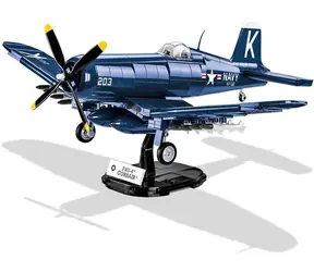 Cobi 2417 Amerykański samolot myśliwski F4U-4 Corsair / 1:32 / 520 kostek / 1 figurka / od 8 lat