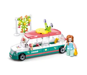Sluban Girls Dream Holidays M38-B0921A Limuzyna / kompatybilna z Lego / Liczba figurek|sztuk: 1 | 117 / od 6 lat