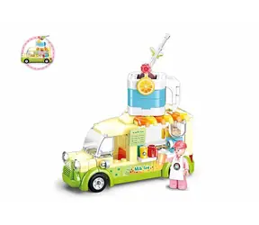 Sluban Girls Dream M38-B0993C Samochód smoothie / Kompatybilny z Lego / Liczba figurek|sztuk: 1 | 174 / od 6 lat