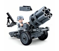 Wyrzutnia rakiet Sluban Army WW2 M38-B0680A / kompatybilna z Lego / Liczba figurek|sztuk: 1|84 / od 6 lat