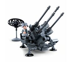 Sluban Army WW2 M38-B0680D Działo przeciwlotnicze / kompatybilne z Lego / Liczba figurek|sztuk: 1|96 / od 6 lat