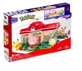 Mattel HNT93 Mega Bloks - Pokemon - Forest Center / 648 elementów / od 8 lat
